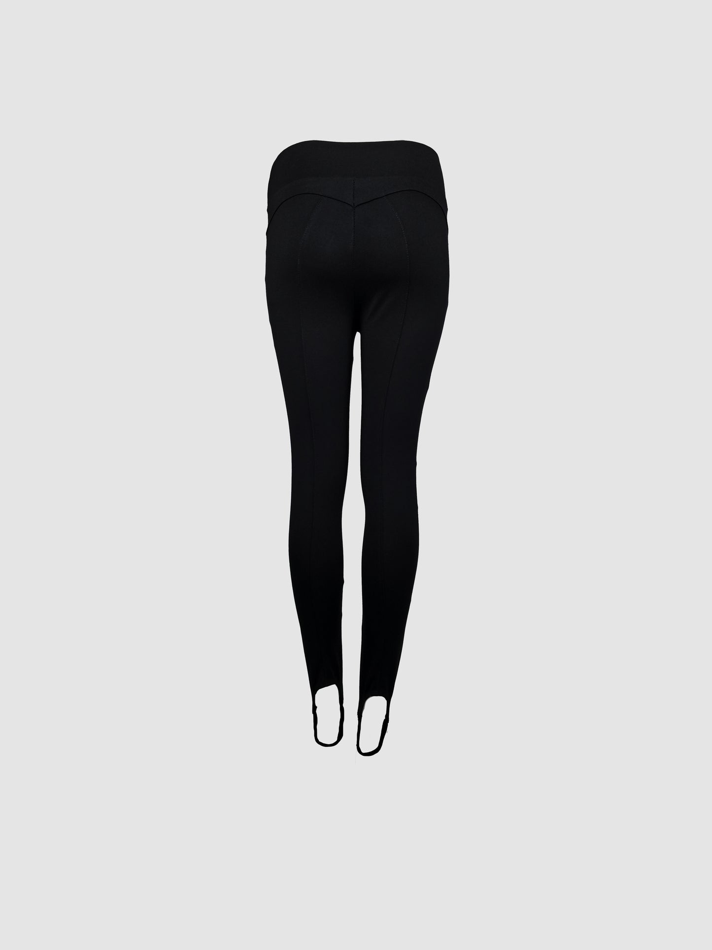 Leggings Negro Alforza y Estribos